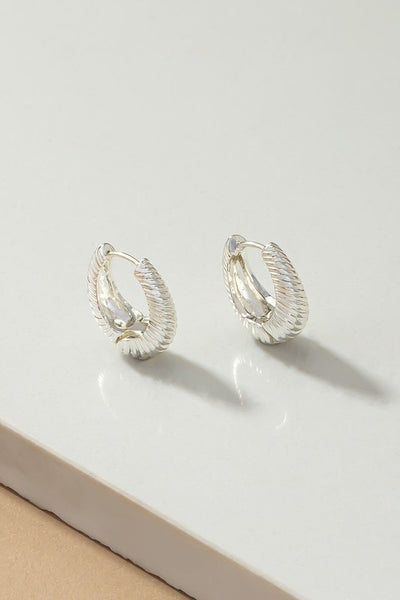 Silver Mini Hoop Earrings