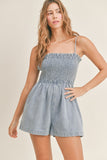 Maddie Denim Romper