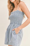 Maddie Denim Romper