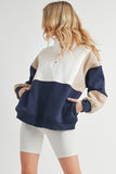 Glo Colorblock Fleece Pullover