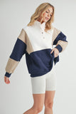 Glo Colorblock Fleece Pullover