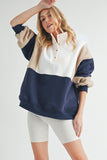 Glo Colorblock Fleece Pullover