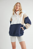Glo Colorblock Fleece Pullover