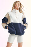 Glo Colorblock Fleece Pullover