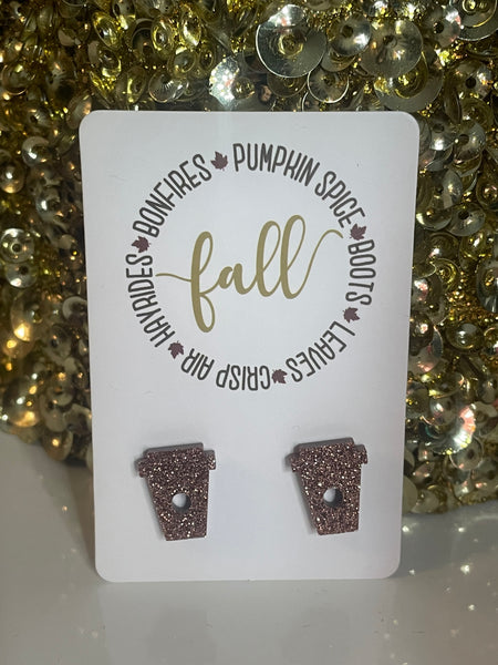 Coffee Earrings