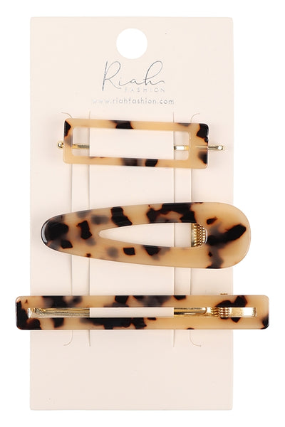 Leopard Print Hair Accessory Set