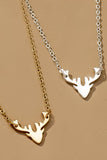 Reindeer Pendant Necklace