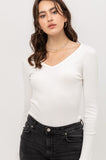 Ribbed Knit Bodysuit