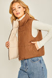 Luxe Reversible Puffer Vest