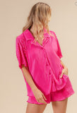 Pleated Pink Set