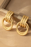 Hoop Door Knocker Earrings