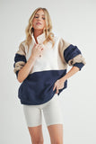 Glo Colorblock Fleece Pullover