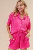 Pleated Pink Set