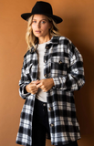 Black/White Plaid Flannel