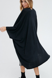 Black Oversized Cardigan